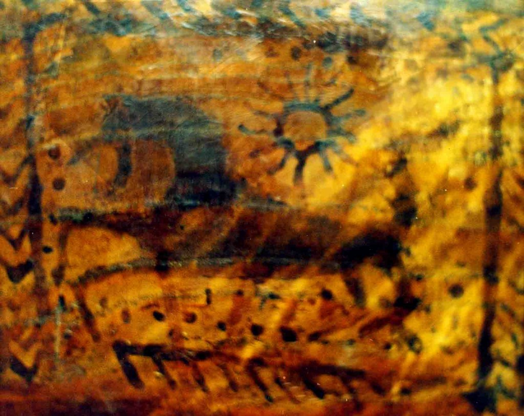 Vandenio žvaigždyną atitinkantis Žirgo atvaizdas ant apeiginio XVII a. kaušo, J.Vaiškūno nuotr.