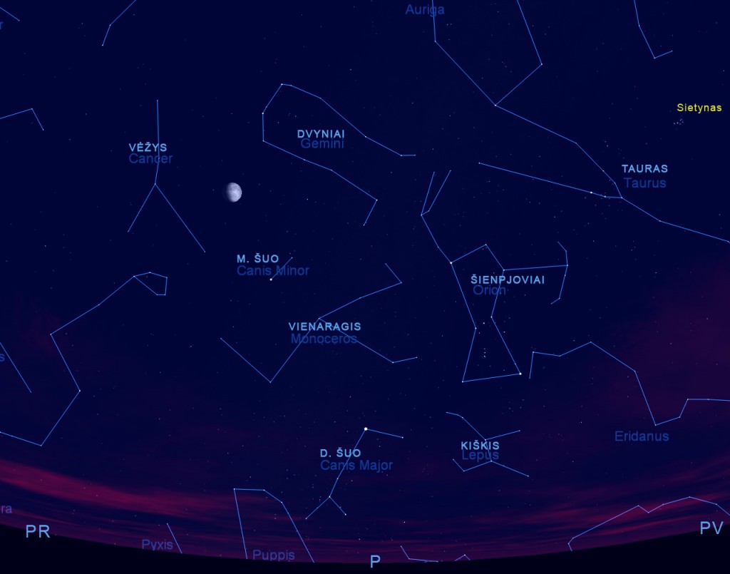 Kovo dangus, kovo 15 d., 20 val., pieš. sukurtas su Starry Night Pro5
