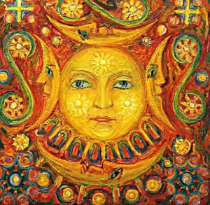 Mitologinė Saulė | dailininkas V.Kašinskas