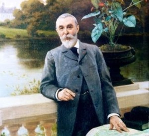 Debat Ponsano 1902 m. sukurto E.F.Andre portreto fragmentas