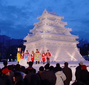 Saporo ledo skulptūrų festivalis | jenninjapan.wordpress.com nuotr.