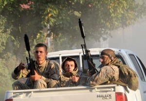 Gruzijos pajėgos. „AFP/Skanpix“ nuotr.
