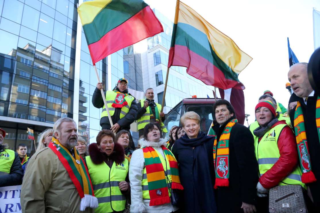 Prezidentė padėkojo Lietuvos ūkininkams už paramą derybose | Dž.Barysaitės, lrp.lt nuotr.