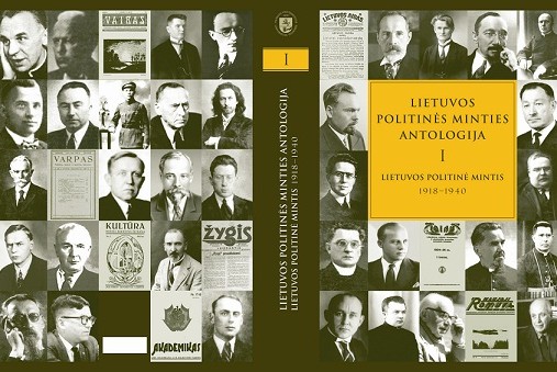 Lietuvos politinės minties antologijos viršelis