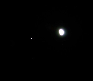 Priešpilnis Mėnulis sausio 21 d. susitinka su Jupiteriu | Alkas.lt, J.Vaiškūno nuotr.