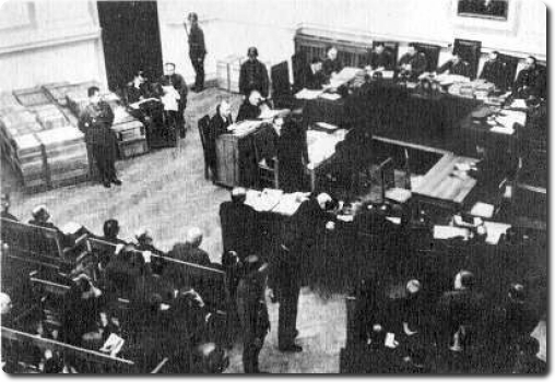 Hitlerininkų organizacijų vadovų ir aktyvistų teismas | LCVA nuotr.