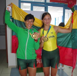 Europos čempionės irkluotojos Donata Vištartaitė ir Milda Valčiukaitė iškovojo aukso medalius Kazanėje (Rusija) vykstančioje 27-oje vasaros Universiadoje | feisbuko nuotr.