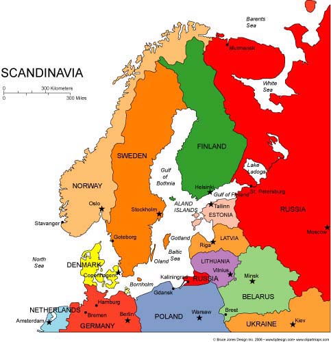 Skandinavija ir Baltijos šalys | www.bjdesign.com nuotr.