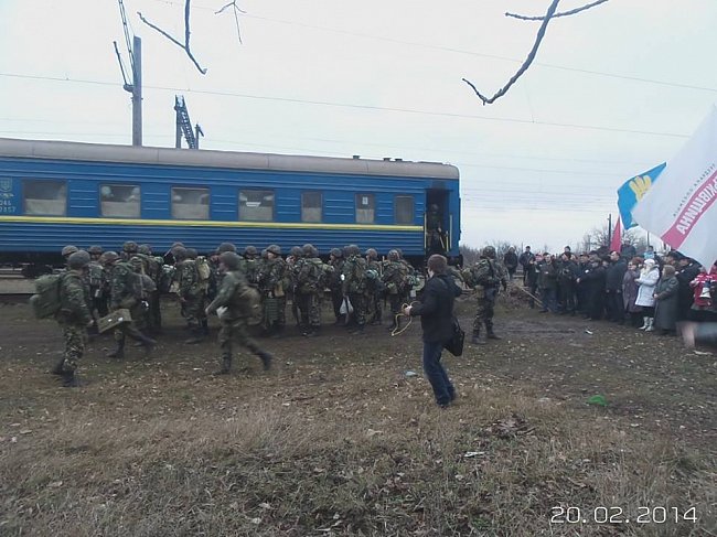 Dvepropetrovsko srityje sustabdytas traukinys su kariais