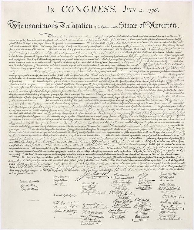 JAV nepriklausomybės deklaracija