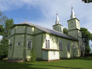 Balbieriškio bažnyčia prieš gaisrą | wikipedia.org nuotr.