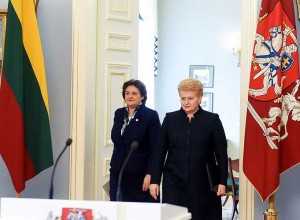 D. Grybauskaitė ir L. Graužinienė | lrp.lt nuotr.