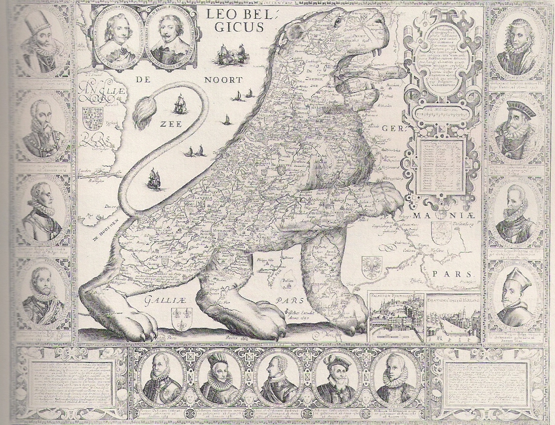 Stilizuotas liūtos formos Nyderlandų žemėlapis | Autorės nuotr.