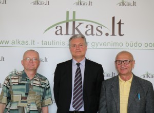Audrys Antanaitis, Gitanas Nausėda ir Juozas Zykus | Alkas.lt,  A.Rasakevičiaus nuotr.