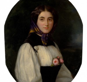 Philipp Arons.1821-1902. Marijos Radvilaites-Tiskevicienes portretas.Ciurlionio dailes muziejus. A. Lukseno foto