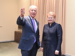 Džozefas Baidenas ir Dalia Grybauskaitė | lrp.lt nuotr.