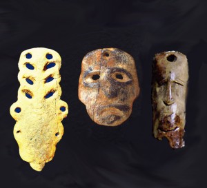 Akmens amžiaus amuletai iš Kretuono | Alkas.lt koliažas