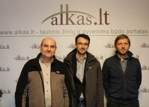 Gerimantas Statinis, Deividas Urbonavičius ir Vytautas Bartulis | Alkas.lt nuotr.