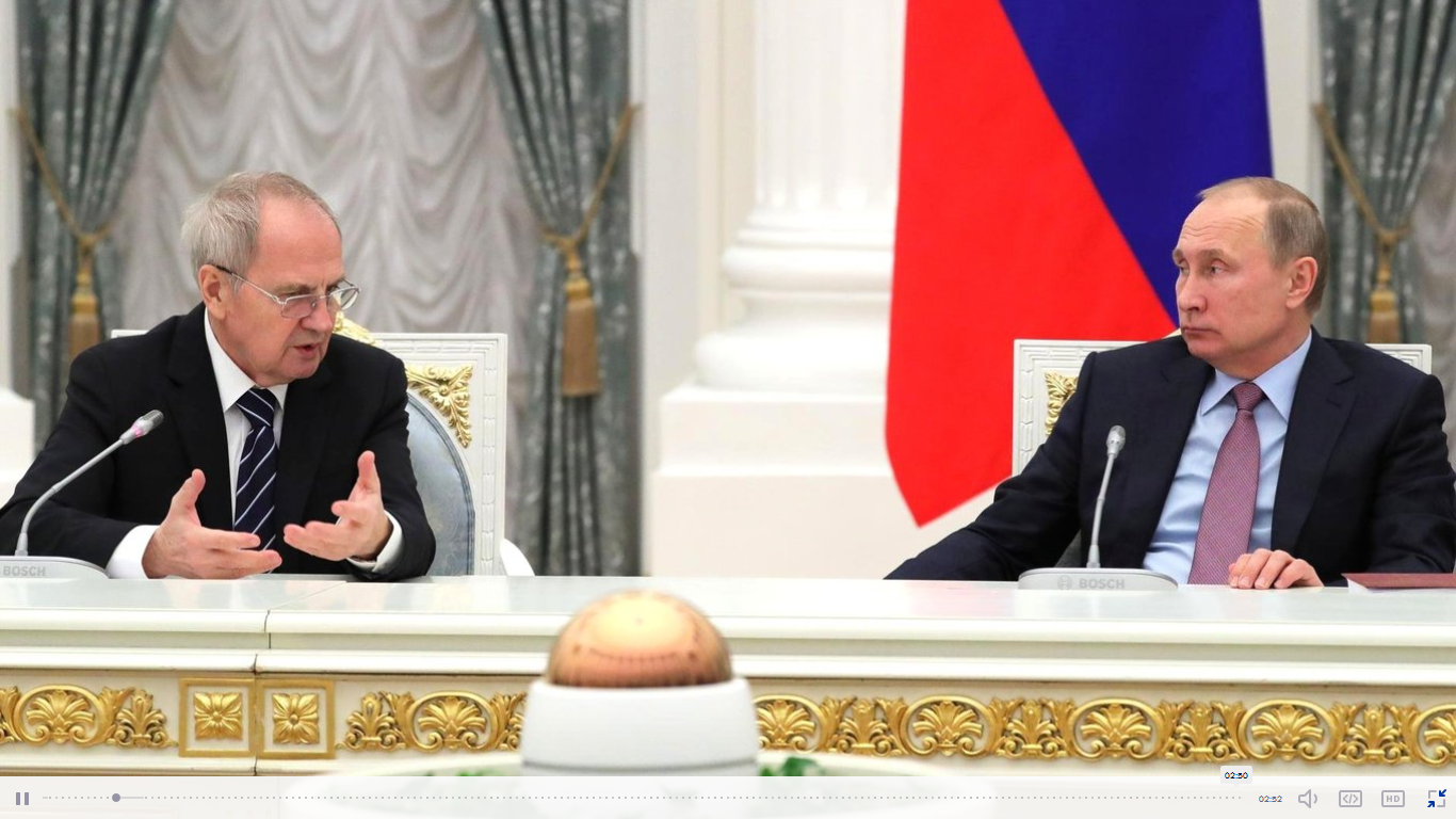 V. Zorkinas ir V. Putinas | kremlin.ru nuotr.