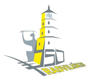 Radviliškio ju­bi­lie­jaus lo­go­ti­pas | Dail. Auš­ra Dil­ni­kai­tė