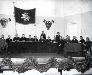 Vilniaus Lietuvių konferencija 1917 m. | Wikipedia.org nuotr.