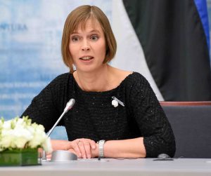 Estijos prezidentė Kersti Kaljulaid | lrp.lt nuotr.