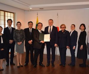 Japonijoje veiklą pradėjo trečiasis Lietuvos garbės konsulatas | urm.lt nuotr.