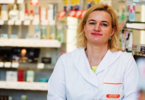 Edita Stankevičiūtė, Chemist at Amber Pharmacy Photograph by 