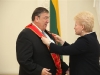 Prezidentė Dalia Grybauskaitė Valstybės (Lietuvos Karaliaus Mindaugo karūnavimo) dienos proga įteikė valstybės apdovanojimus