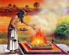 Ugnies ritualo vaizdavimai Indijos mene. R. Balkutės nuotraukos.
