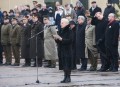 Seimo pirmininkė I.Degutienė sako kalbą Lietuvos kariams, lrs.lt nuotr.