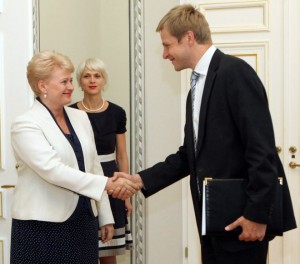 Prezidentė Dalia Grybauskaitė susitiko su teisingumo ministru Remigijumi Šimašiumi