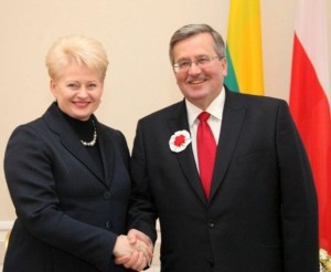 Dalia Grybauskaitė ir Bronislavas Konorovskis | lrp.lt nuotr.