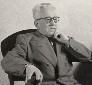 Vincas Krėvė Pensilvanijos universiteto profesorius -1953 m.