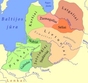 Baltų gentys XII a. | wikipedia.org pav.