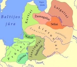 Baltų gentys XII a. | Vikipedijos nuotr.