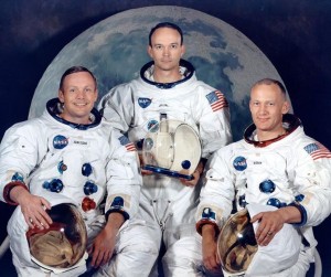 Mėnulio didvyriai (iš kairės į dešinę): Nilas Armstrongas, Maiklas Kolinsas, Edvinas Oldrinas | wikipedia.org nuotr