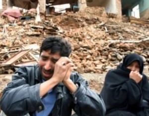 Žemės drebėjimas Irane | Irano TV stop kadras