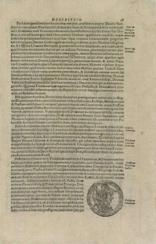 Aleksandro Gvagninio ''Europos Sarmatijos aprašymas'' (Sarmatiae Europeae descriptio). Traideniui skirta dalis