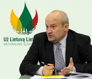 Nacionalinio susivienijimo „Už Lietuvą Lietuvoje“ politinės tarybos pirmininkas G.Songaila | Alkas.lt, J.Vaiškūno nuotr.