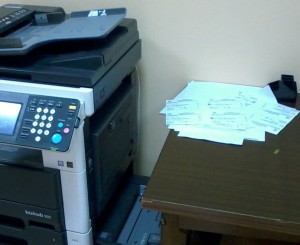 Pagėgių savivaldybėje prie savivaldybės spausdintuvo buvo pastebėti šūsnis pavyzdiniu rinkimu biuletenių, už ką reiktų balsuoti