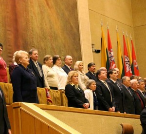 Prezidentė dalyvavo iškilmingame Laisvės gynėjų dienos 22-ųjų metinių minėjime Seime | lrs.lt Dž.G.Barysaitės nuotr.