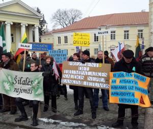 Mitingas prieš skalūno dujas | Alkas.lt, A.Rasakevičiaus nuotr.