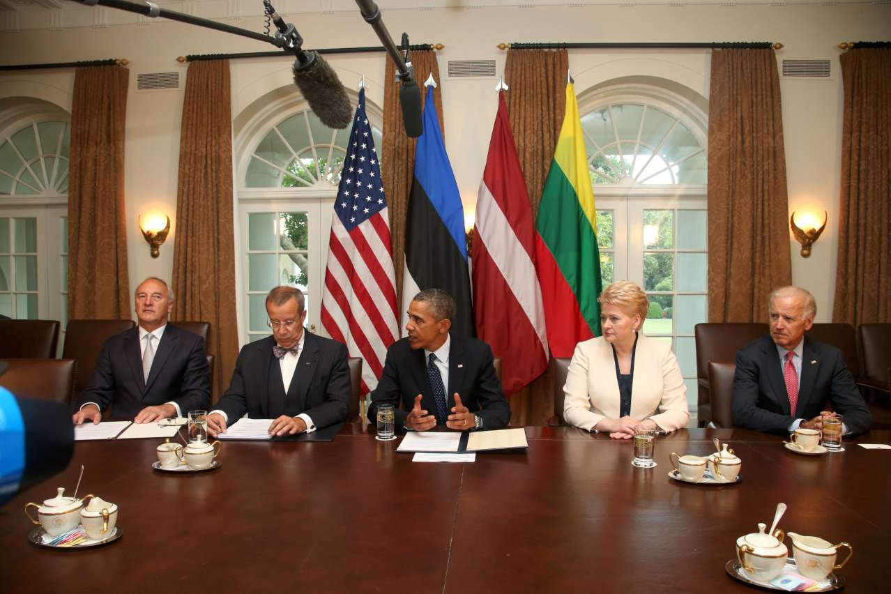 Baltijos šalių prezidentai susitinka su B.Obama | lrp.lt, Dž.G.Barysaitės nuotr.