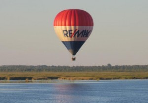 Oro balionas virš Žuvinto ežero rugsėjo 5 d. | Žuvinto biosferos RD nuot.
