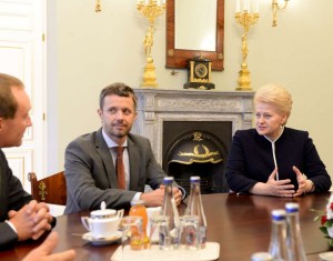 D.Grybauskaitė susitiko su Danijos sosto įpėdiniu Princu Frederiku | lrp.lt nuotr.