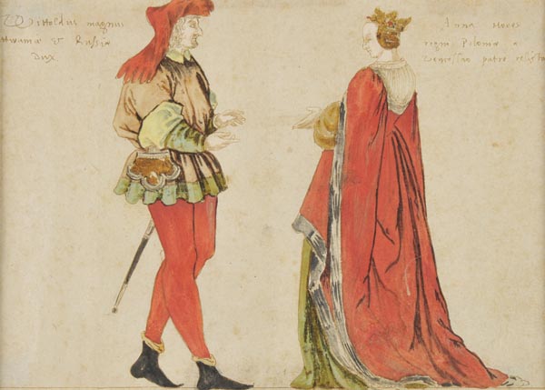 Vytauto ir Onos atvaizdas, sukurtas XVI a. pradžioje