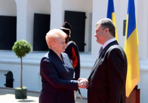 Dalia Grybauskaitė ir Petro Porošenko | lrp.lt, R.Dačkaus nuotr.