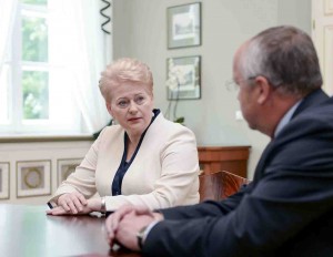 D.Grybauskaitė ir J.Olekas | lrp.lt, R.Dačkaus nuotr.