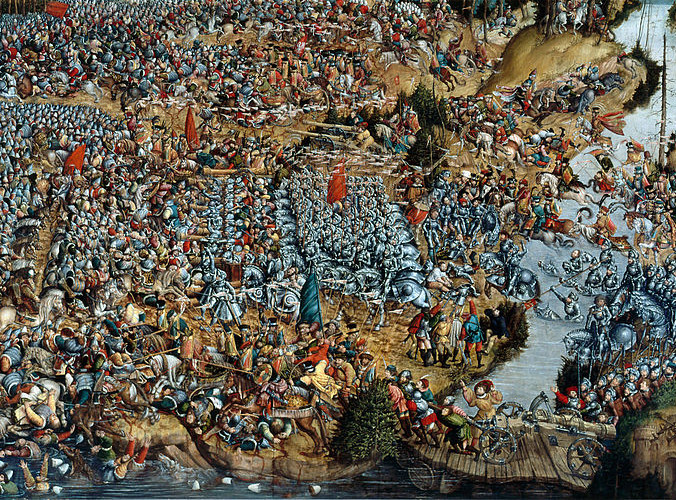 „Oršos mūšis“, paveikslas iš Varšuvos nac. muziejaus